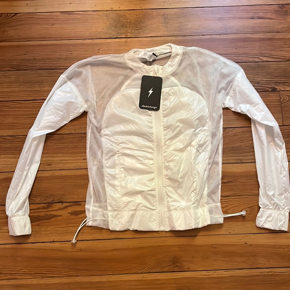 Extra Small White ElectricYoga Hailey Windbreaker